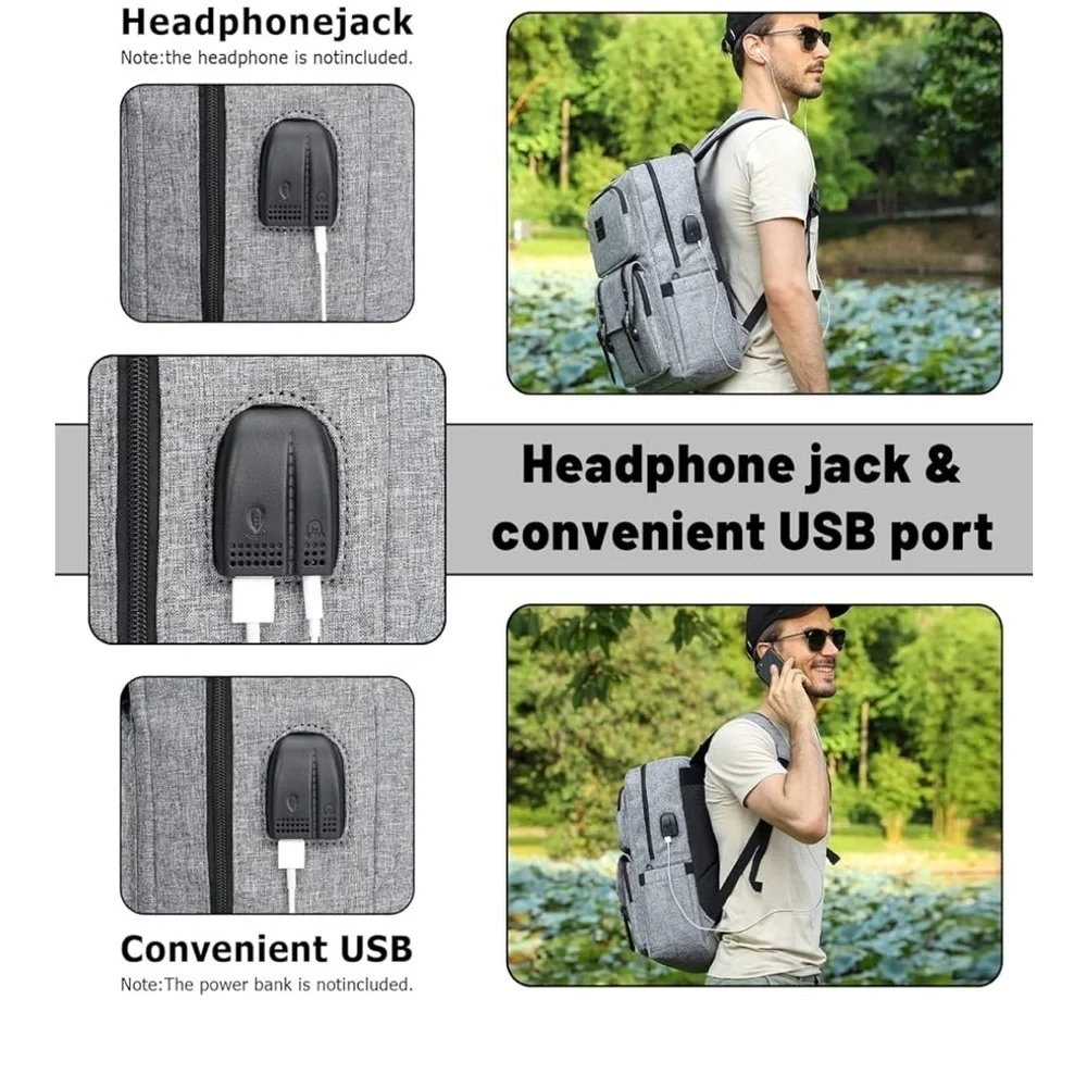 Gray Multi-Use Backpack - Picture 9 of 10